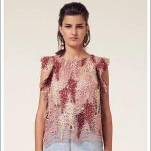 OnceWas Lace Swing Top